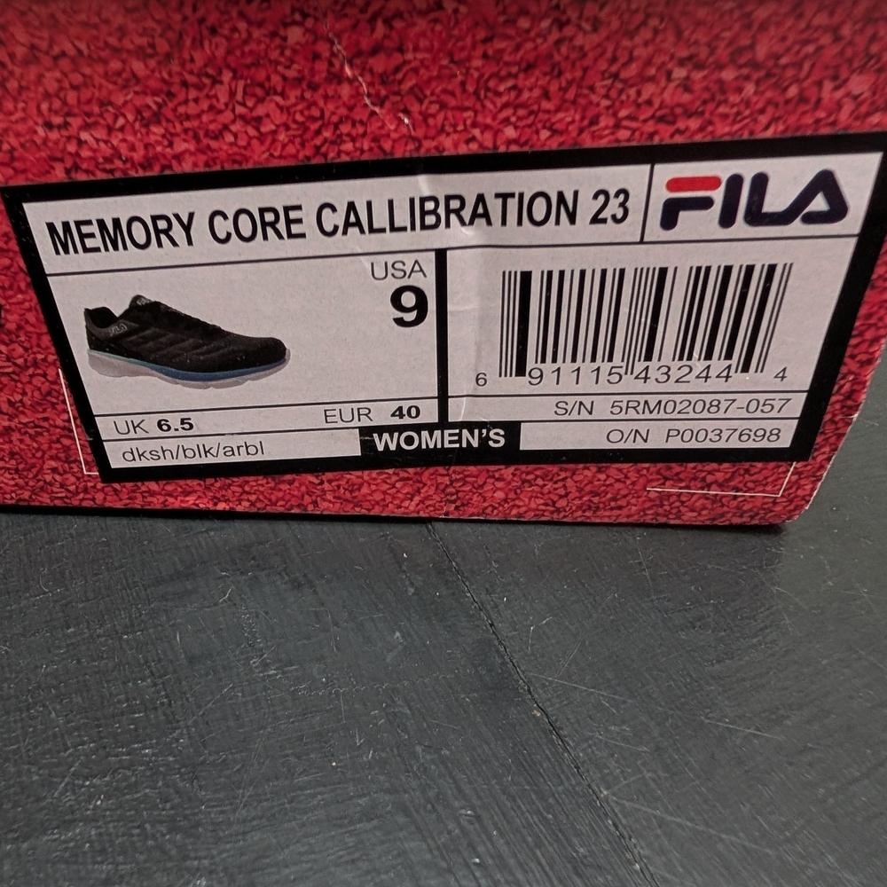 Fila Gray and Blue Running Shoes - Picture 6 of 8